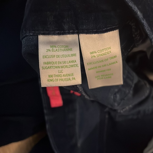 Blue velvet pants - Picture 4 of 4